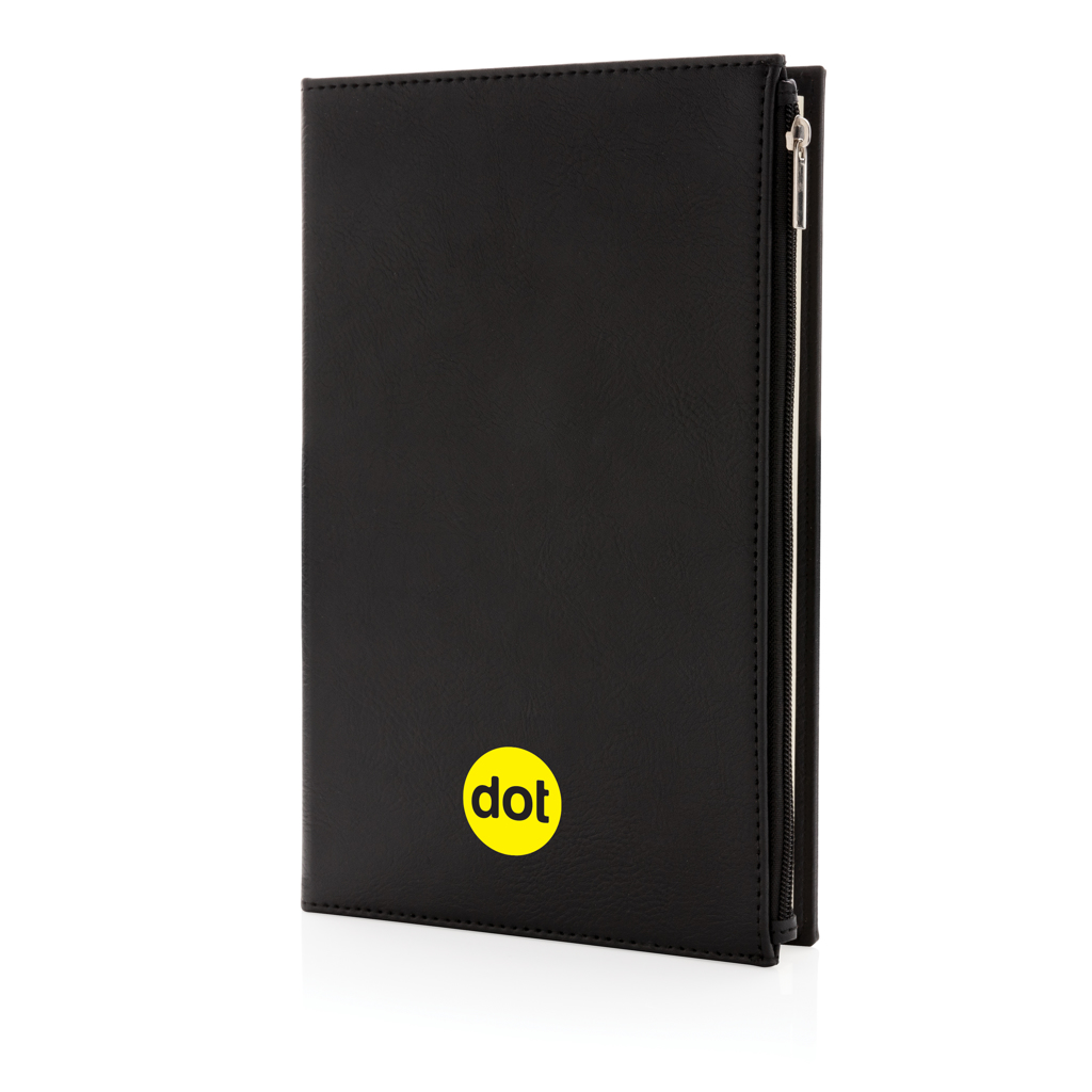 Libreta A5 de PU con cremallera - Imagen 6