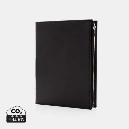 Libreta A5 de PU con cremallera