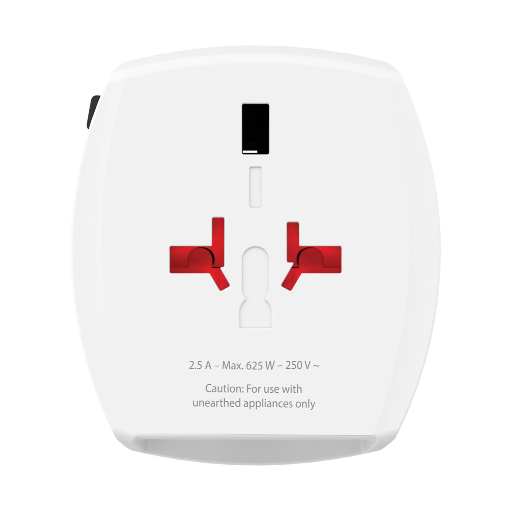 Adaptador de viaje mundial SKROSS USB MUV (1 USB C 1 USB A) - Imagen 3
