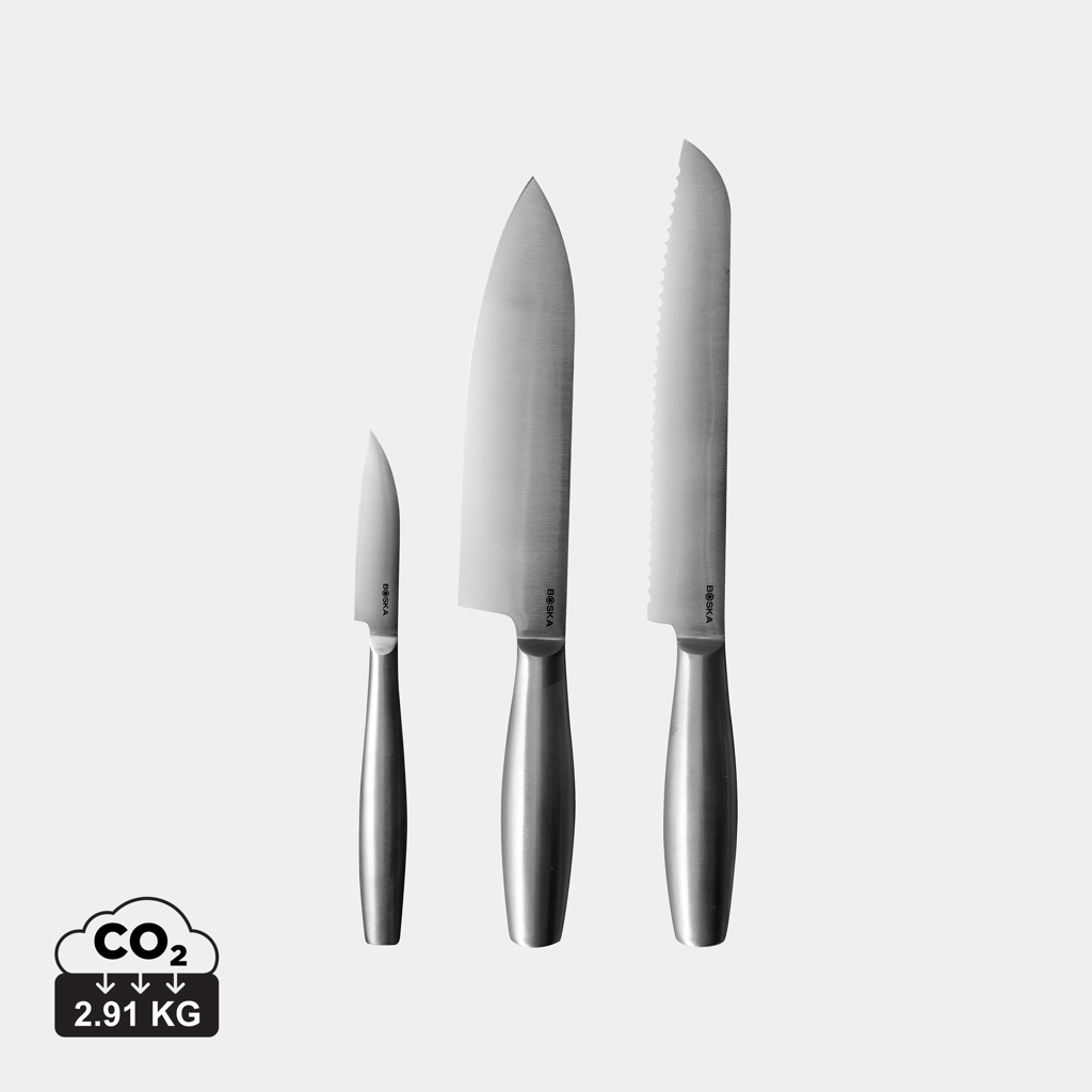 Set 3 piezas de cuchillos cocina Copenhagen BOSKA
