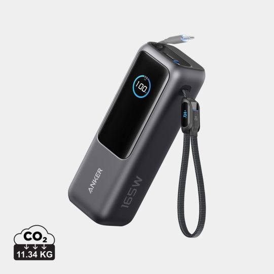 Batería Anker 25.000 mAh 165W con cable retráctil