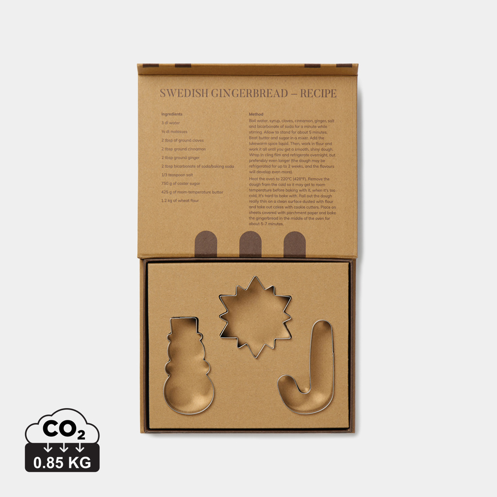Set 3 cortadores de galletas VINGA Classic