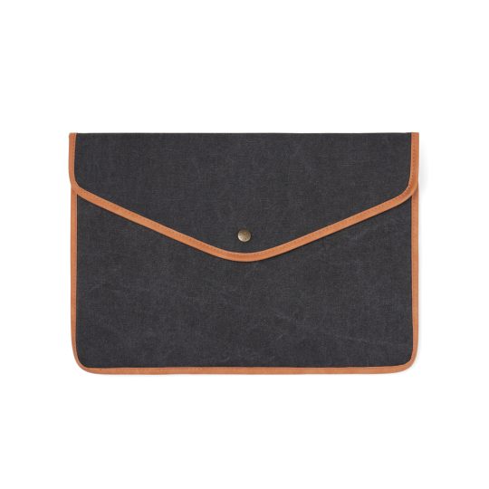 Funda para portátil 16" de lona reciclada VINGA Bosler GRS
