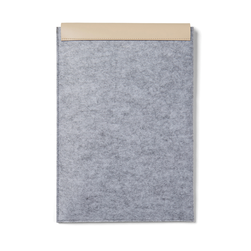 Funda para portátil de 15" de fieltro reciclado VINGA Albo - Imagen 3