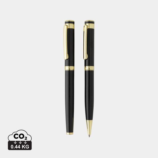Set bolígrafos Swiss Peak Luca RCS de latón reciclado