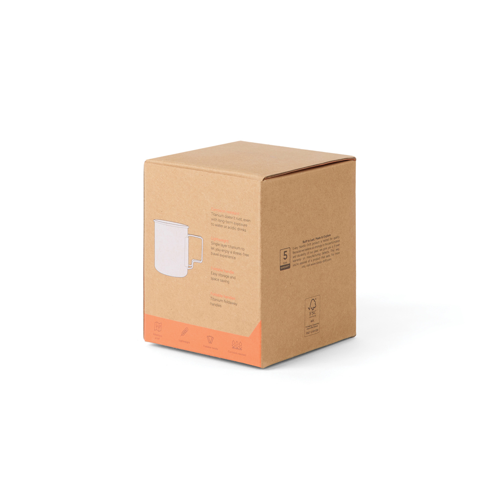 Vaso Nordic Drift Trail Ultra Light de titanio de 450 ml - Imagen 3