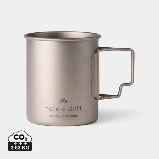 Vaso Nordic Drift Trail Ultra Light de titanio de 450 ml