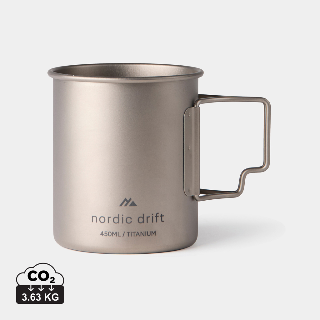 Vaso Nordic Drift Trail Ultra Light de titanio de 450 ml