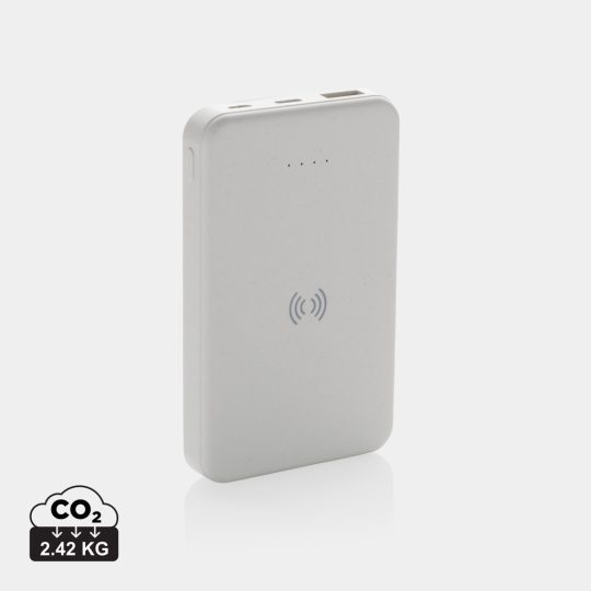 Powerbank inalámbrico 5W plástico RCS reciclado 5.000 mAh