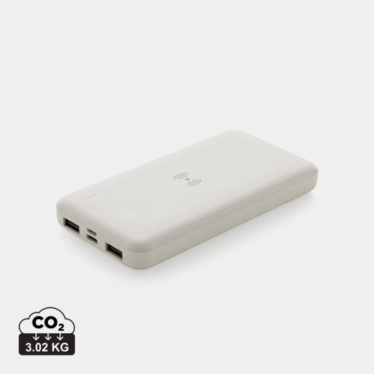 Powerbank inalámbrico de plástico reciclado estándar RCS