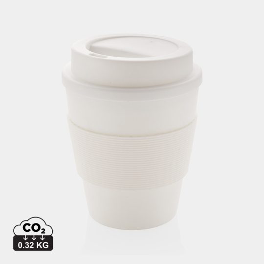 Taza de café reutilizable con tapa de rosca 350ml