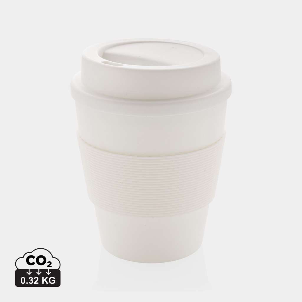 Taza de café reutilizable con tapa de rosca 350ml
