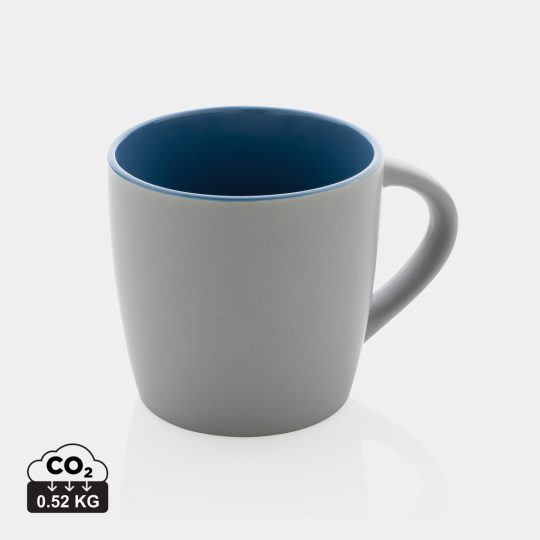 Taza de cerámica con interior de color 300ml