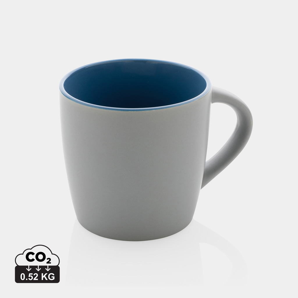 Taza de cerámica con interior de color 300ml