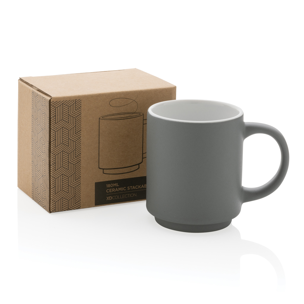 Taza apilable de cerámica 180ml - Imagen 6