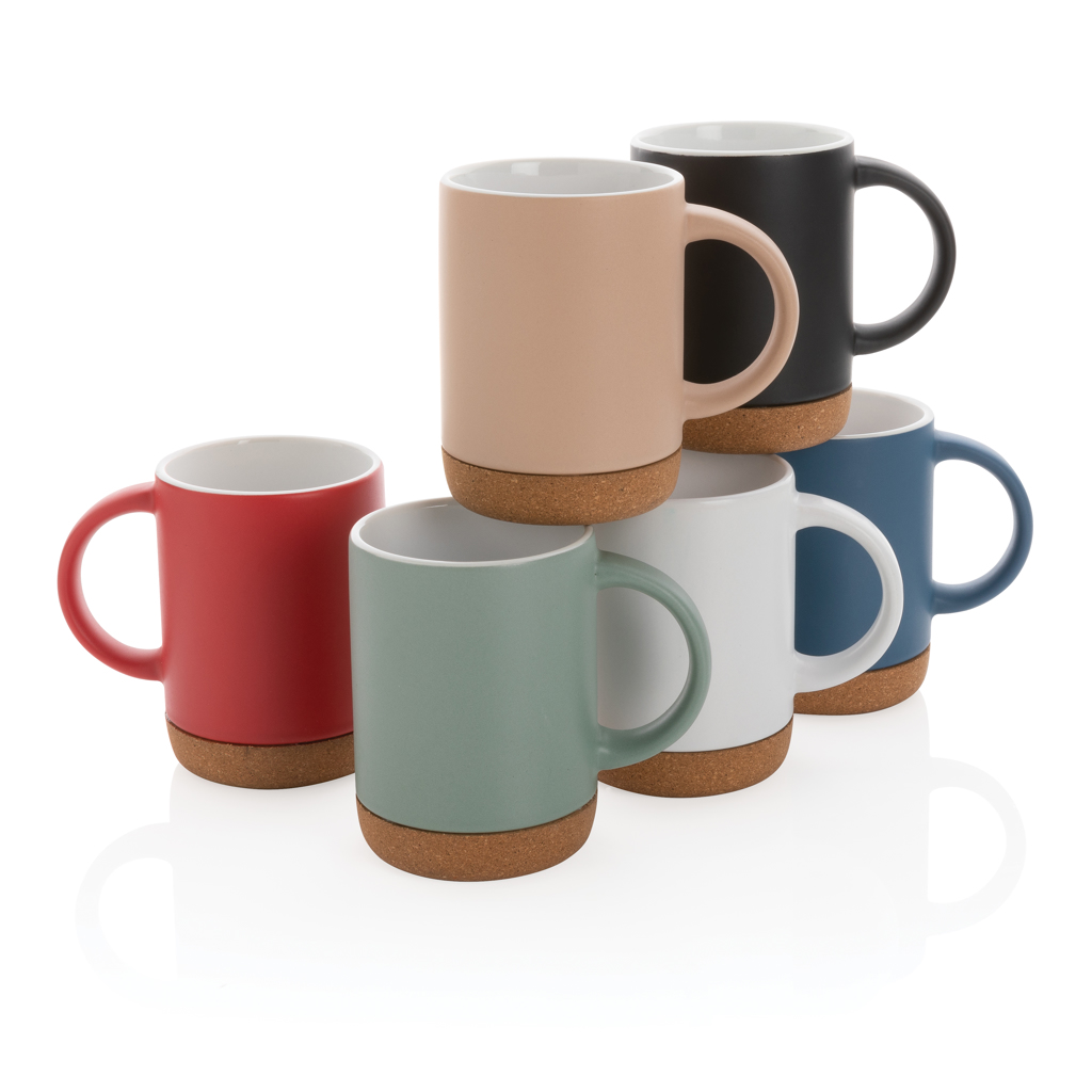 Taza de cerámica con base de corcho 280 ml - Imagen 6