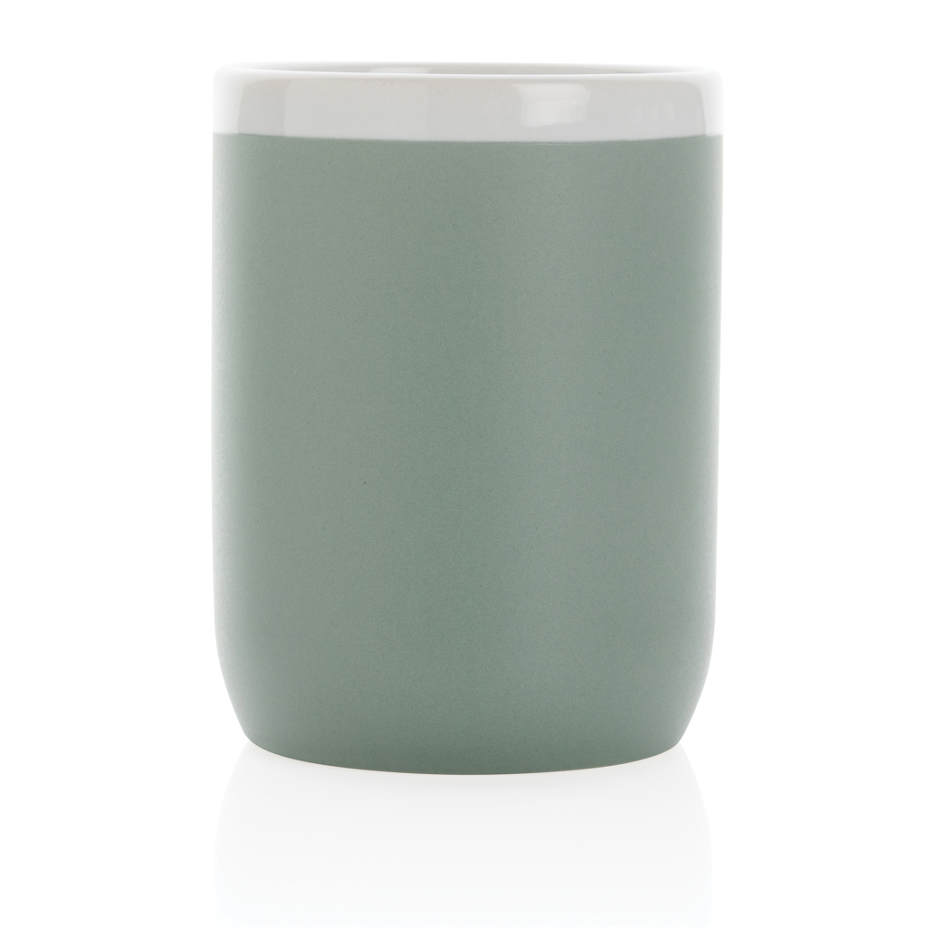 Taza de cerámica con borde blanco 300ml. - Imagen 3
