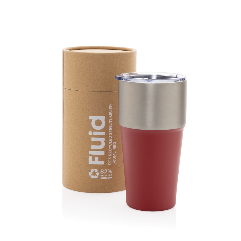 Vaso Fluid acero reciclado certificado RCS 500 ml - Imagen 3