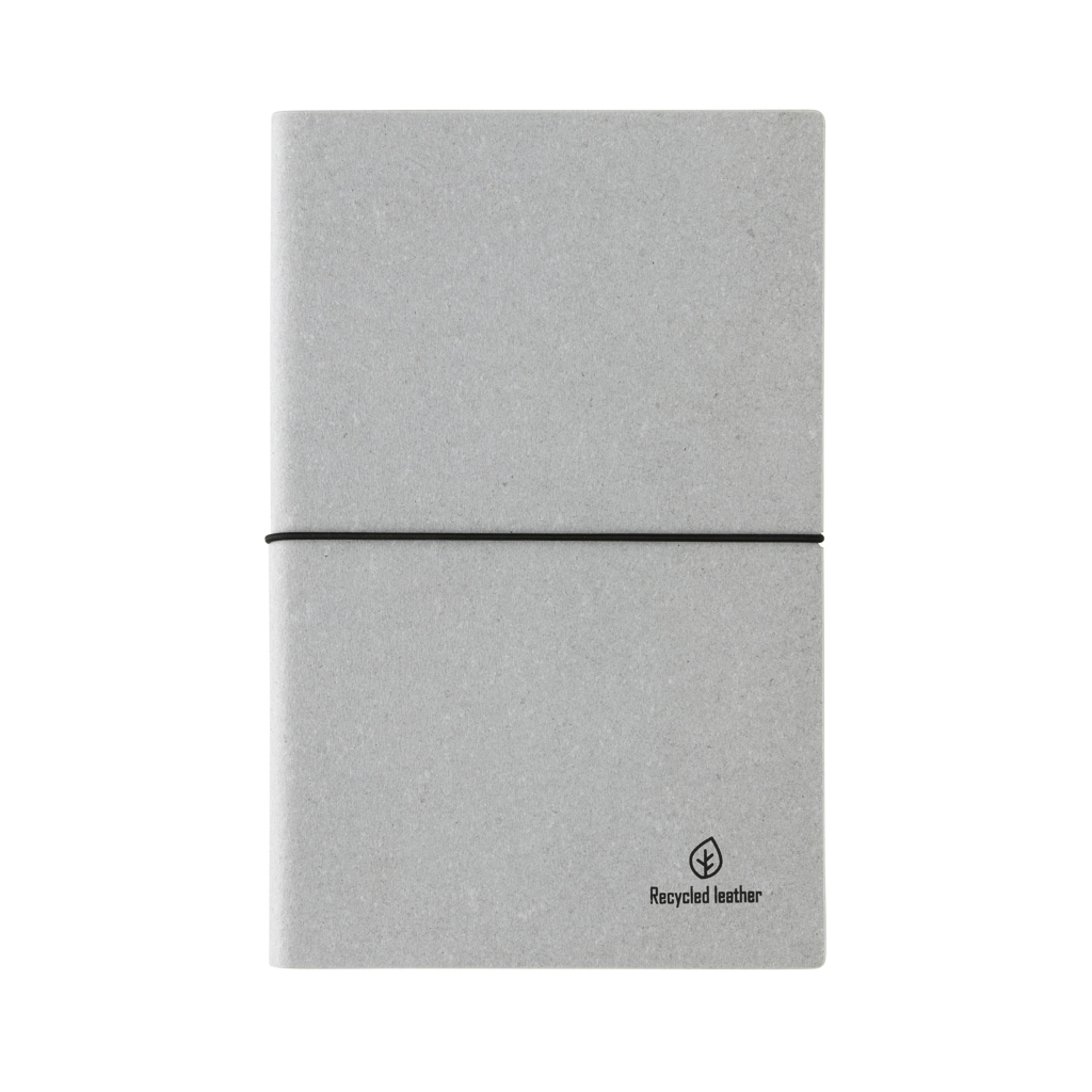 Libreta A5 de cuero reciclado GRS - Imagen 4