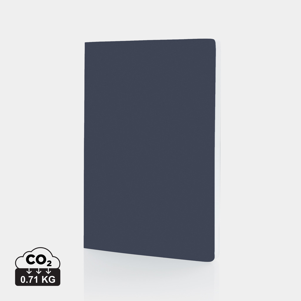 Libreta A5 tapa blanda y papel de piedra