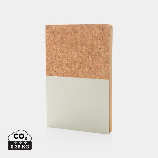 Libreta A5 de corcho y kraft