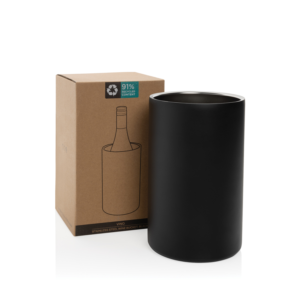 Cubo Vino de acero inoxidable reciclado certificado - Imagen 5