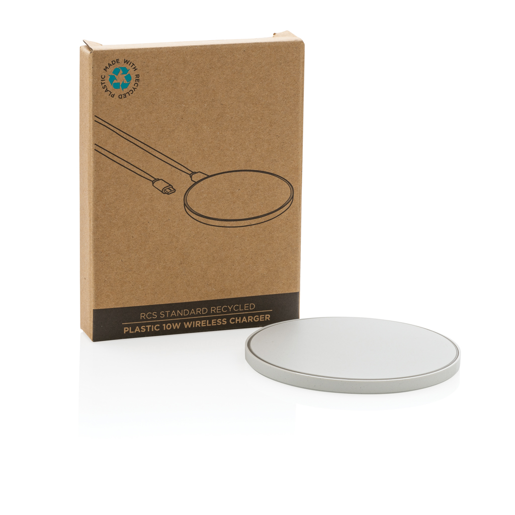 Cargador inalámbrico 10W de plástico reciclado RCS - Imagen 3
