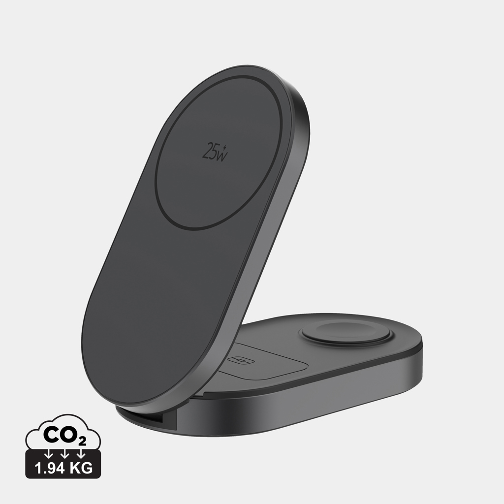 Cargador inalámbrico plegable Quantum ultrarrápido 3 en 1