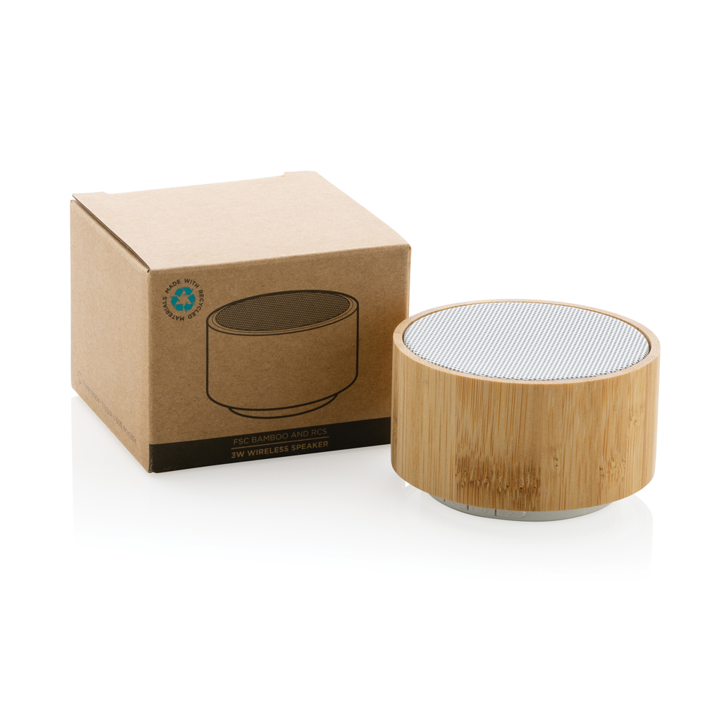 Altavoz inalámbrico 3W bambú y RCS - Imagen 5
