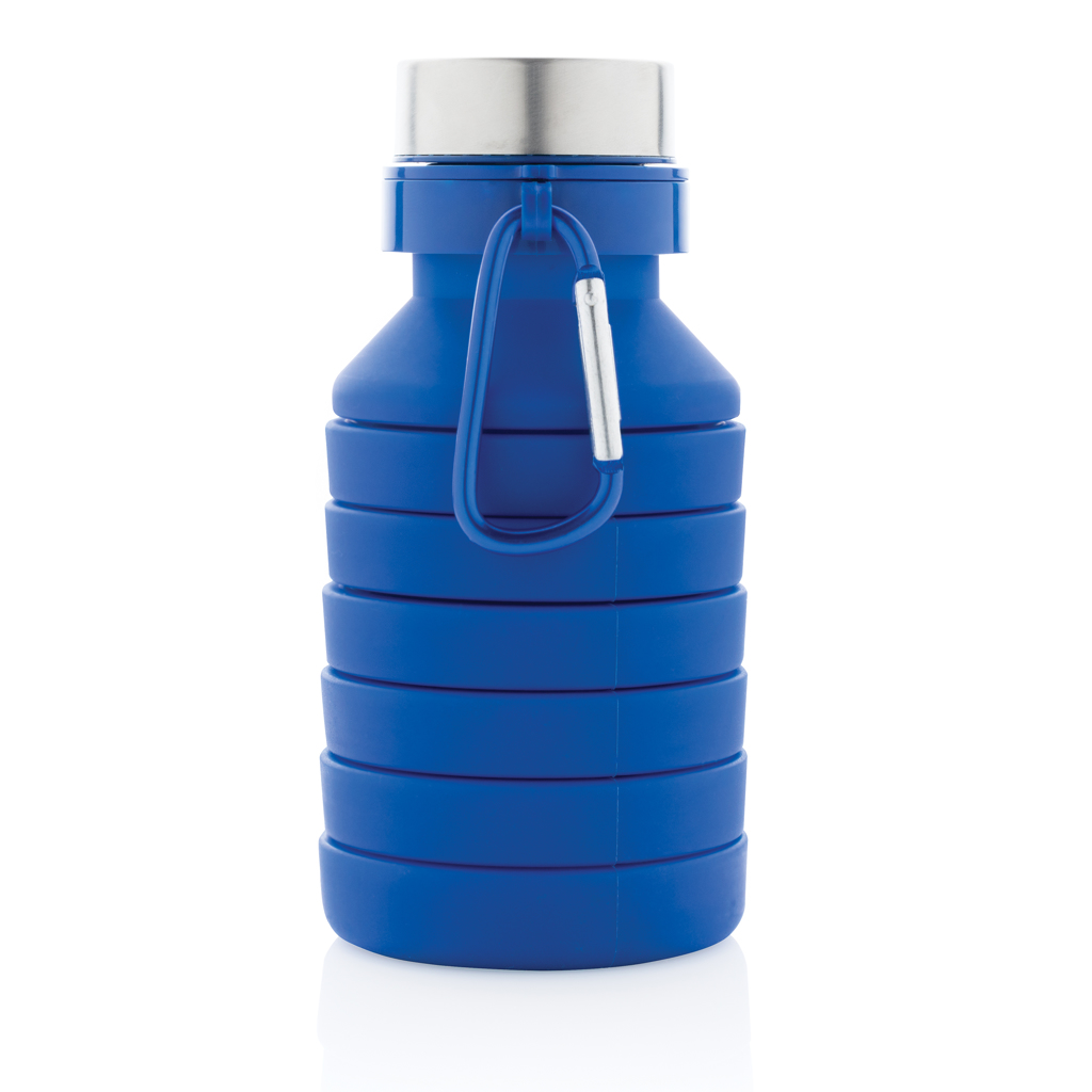 Botella de silicona plegable antigoteo con tapa - Imagen 3