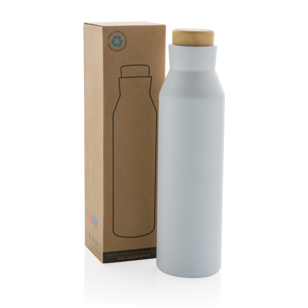 Botella al vacío acero inoxidable reciclado certificado RCS - Imagen 4
