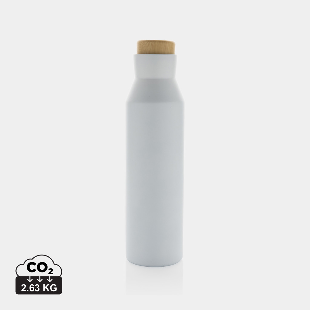 Botella al vacío acero inoxidable reciclado certificado RCS