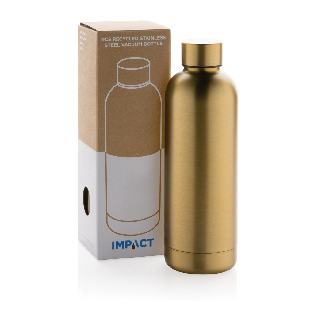 Botella al vacío Impact de acero inoxidable reciclado RCS - Imagen 5