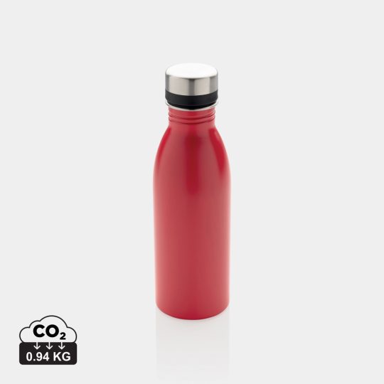 Botella de agua de lujo de acero inoxidable reciclado RCS
