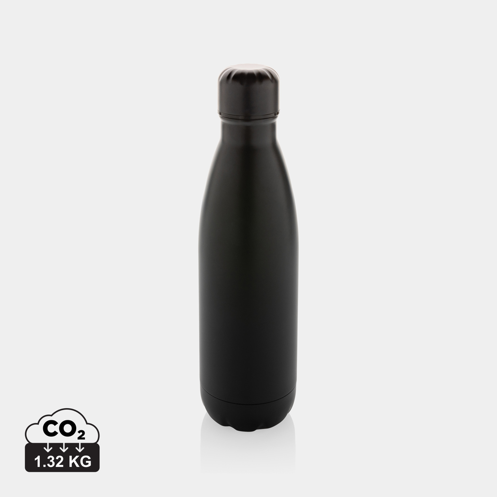Botella Eureka de pared simple de acero y certificación RCS