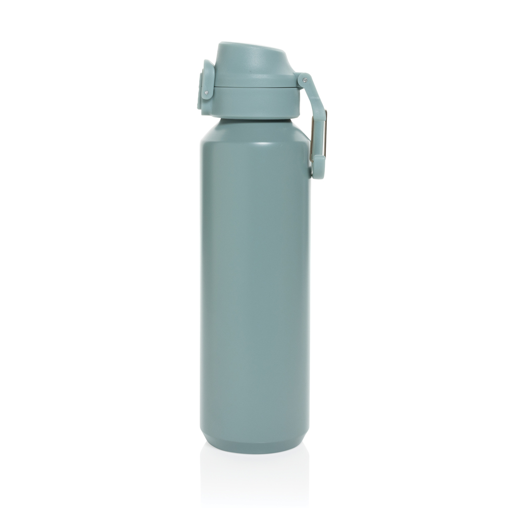 Botella deportiva con cierre de acero reciclado RCS, 600 ml - Imagen 3