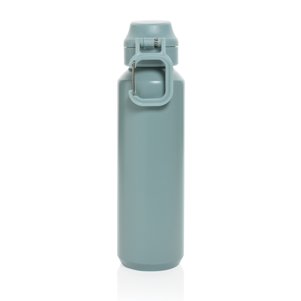 Botella deportiva con cierre de acero reciclado RCS, 600 ml - Imagen 4