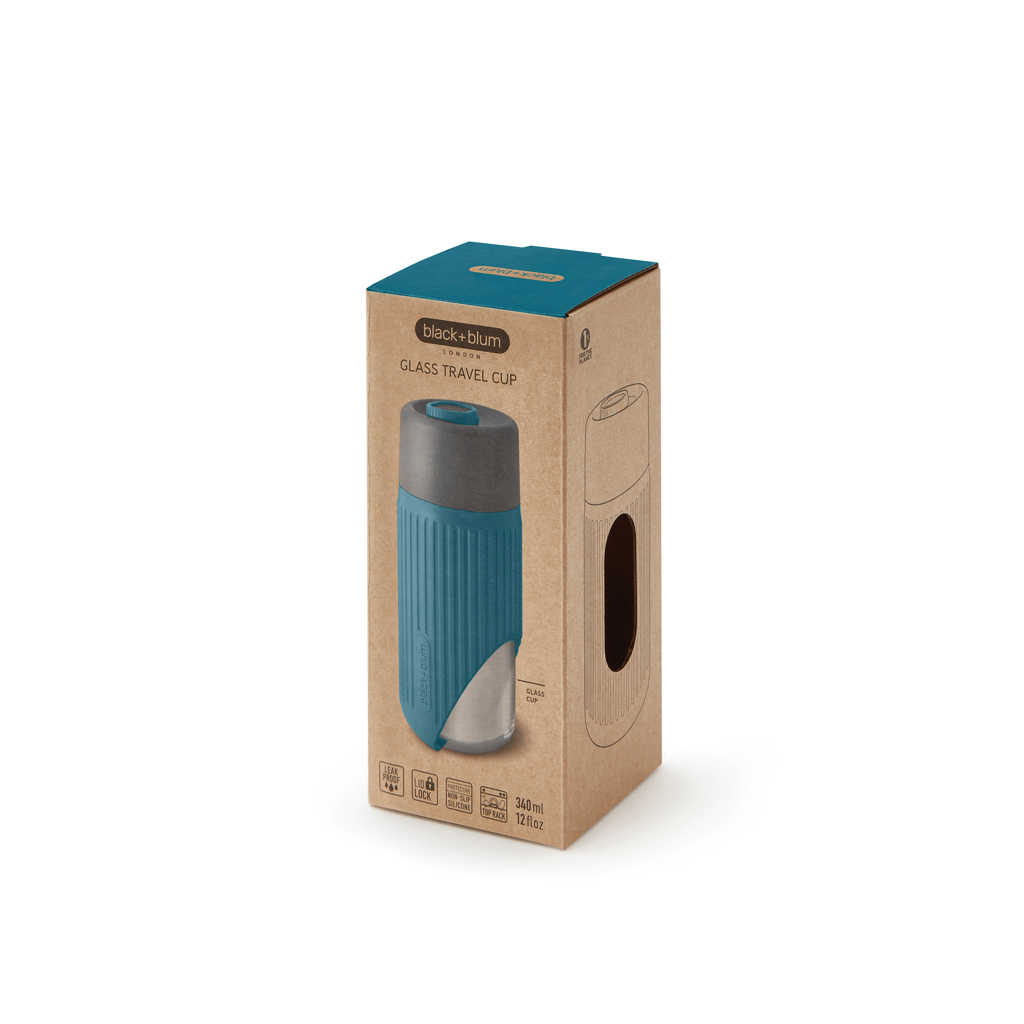 Vaso de vidrio Black+Blum de 340 ml - Imagen 2