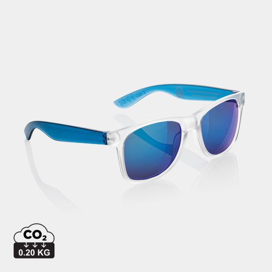 Gafas de sol con lentes de espejo de PC reciclado Gleam RCS