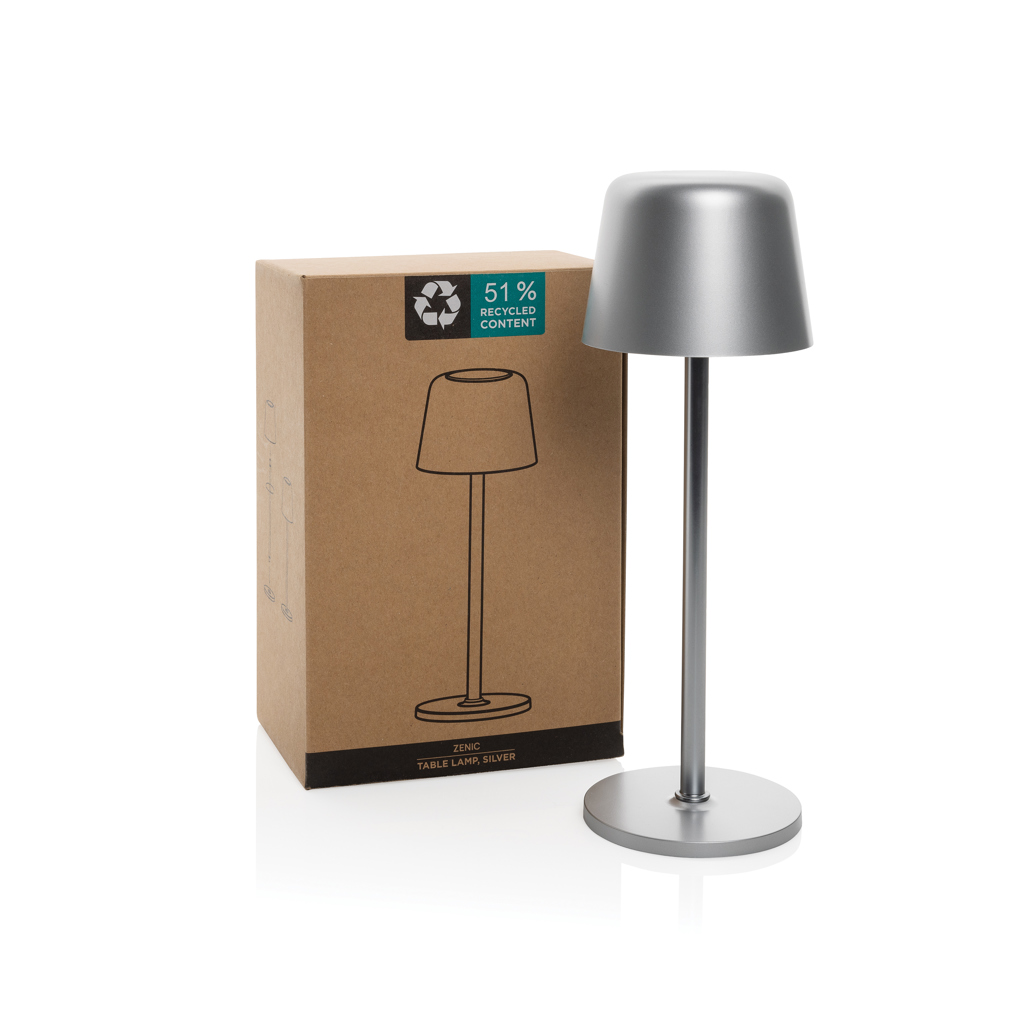 Lámpara de mesa Zenic RCS plástico reciclado recargable USB - Imagen 5
