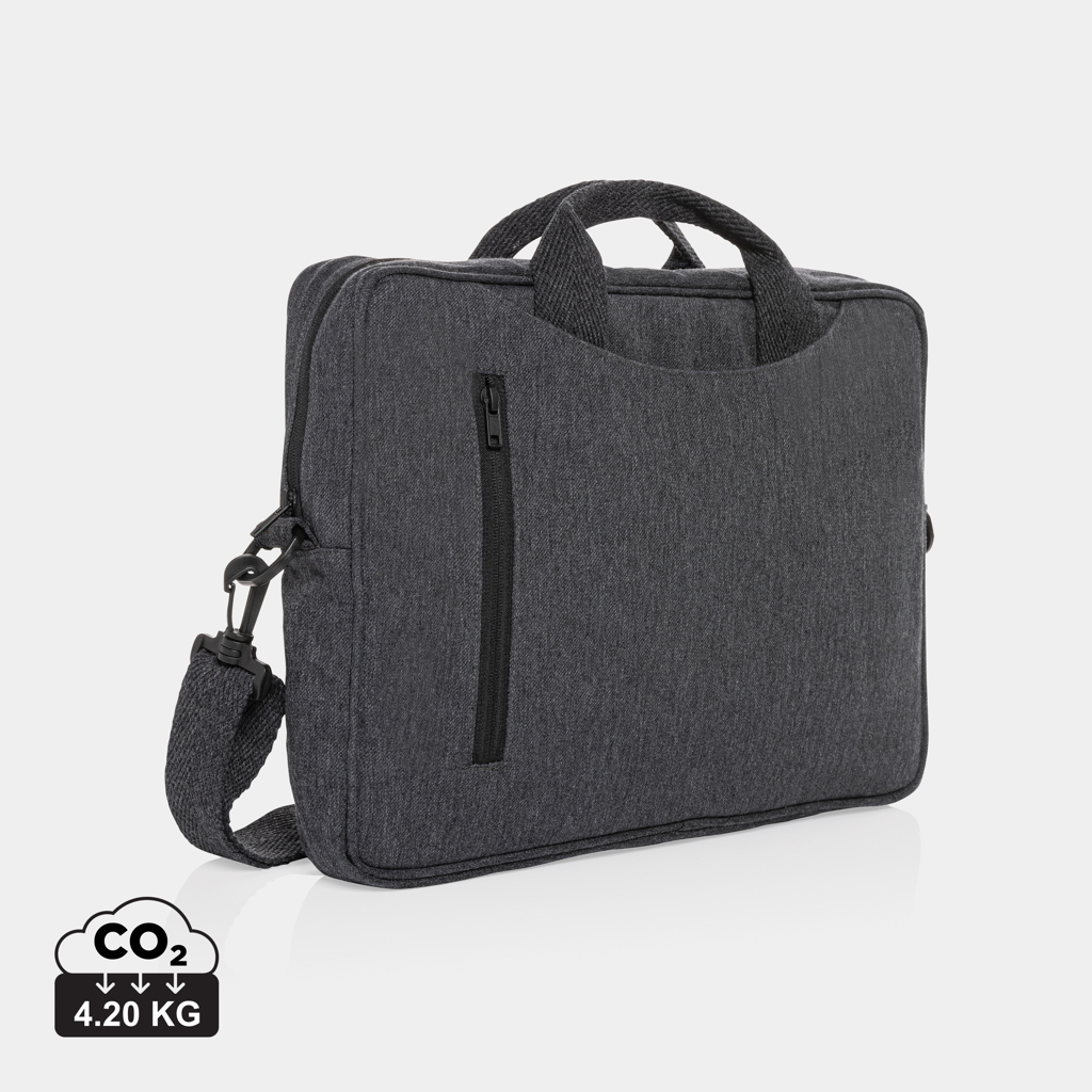 Maletín ordenador 15,4" de algodón reciclado Laluka AWARE™