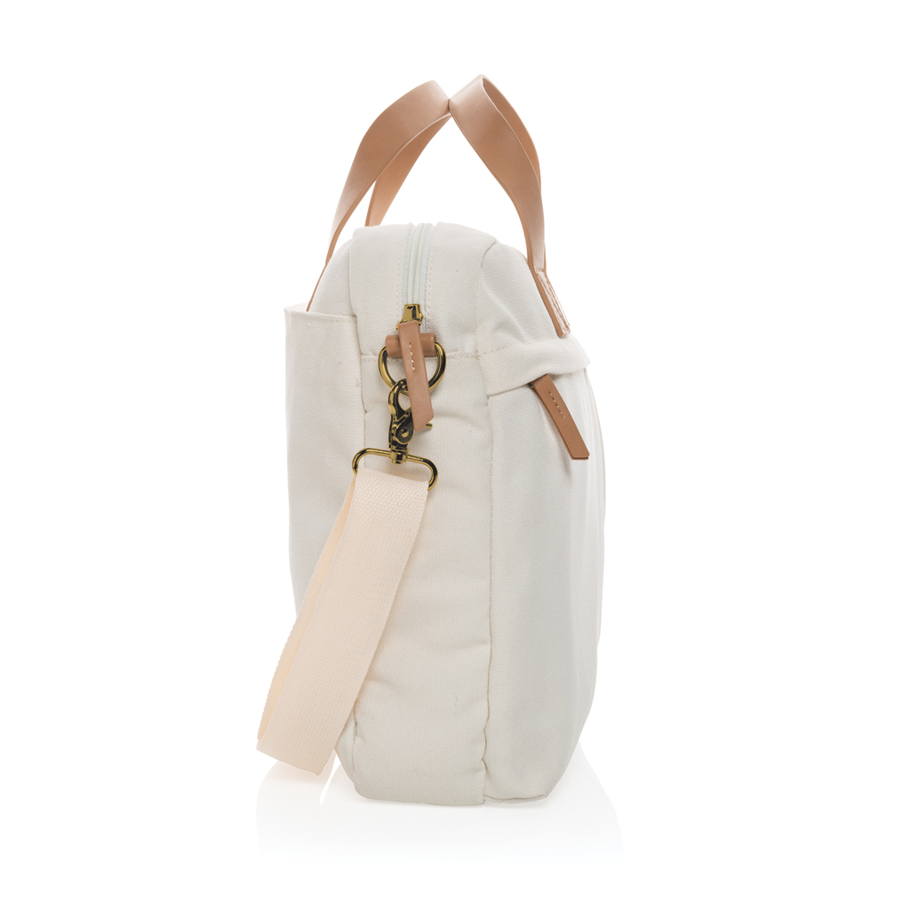 Maletín para portátil de lona reciclada Impact AWARE™ 16oz. - Imagen 3