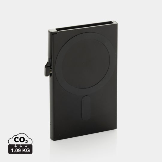 Tarjetero magnético RFID de aluminio para teléfono