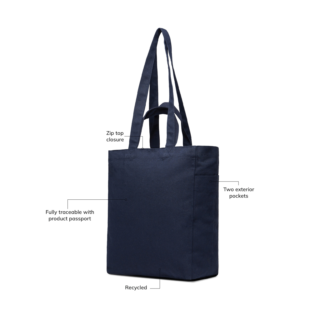 Bolsa con cremallera de lona reciclada VINGA Hilo AWARE™ - Imagen 5