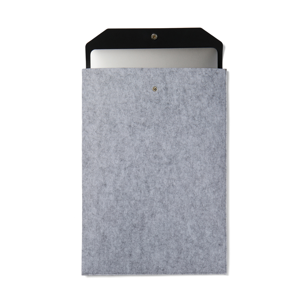 Funda para portátil de 17" de fieltro reciclado VINGA Albo - Imagen 3