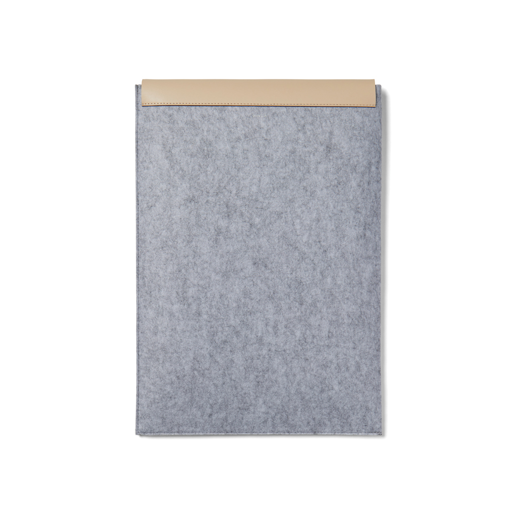 Funda para portátil de 17" de fieltro reciclado VINGA Albo - Imagen 2