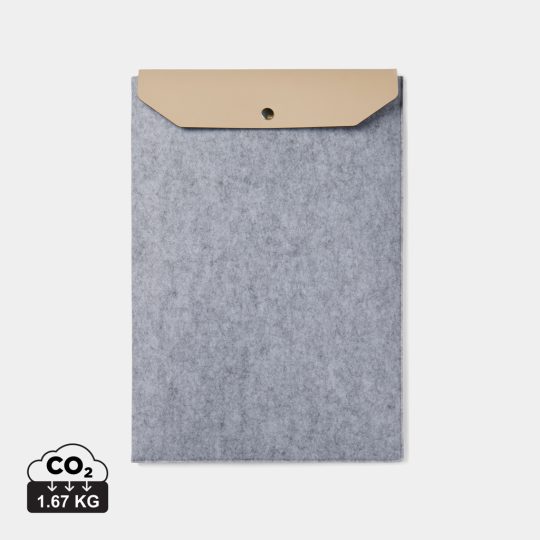 Funda para portátil de 17" de fieltro reciclado VINGA Albo