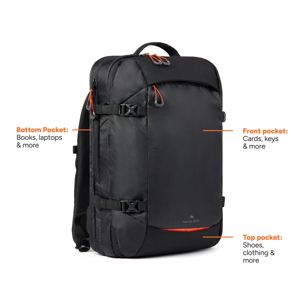 Mochila de viaje Nordic Drift RCS de 25L - Imagen 2