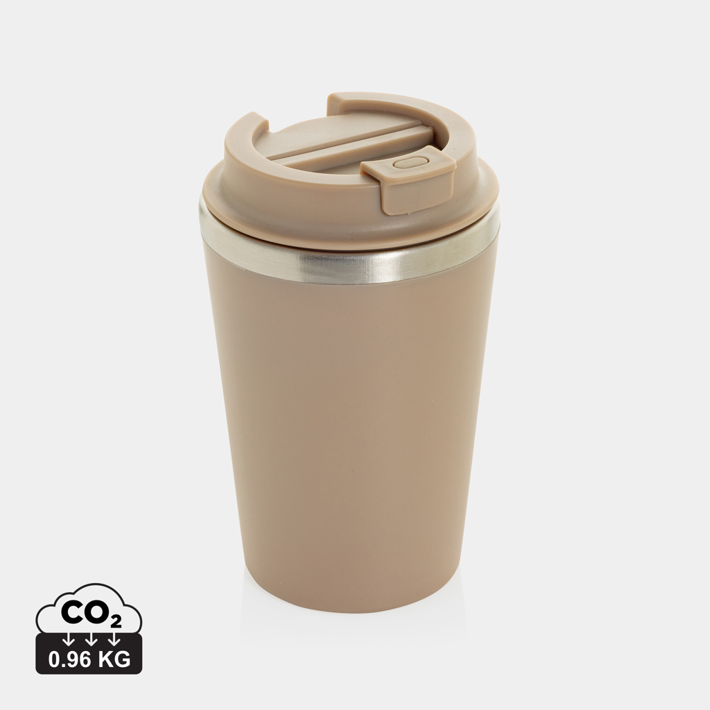 Taza de doble pared reciclado RCS Java 350 ml