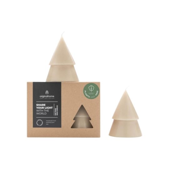 Originalhome Set de 2 velas árbol de Navidad